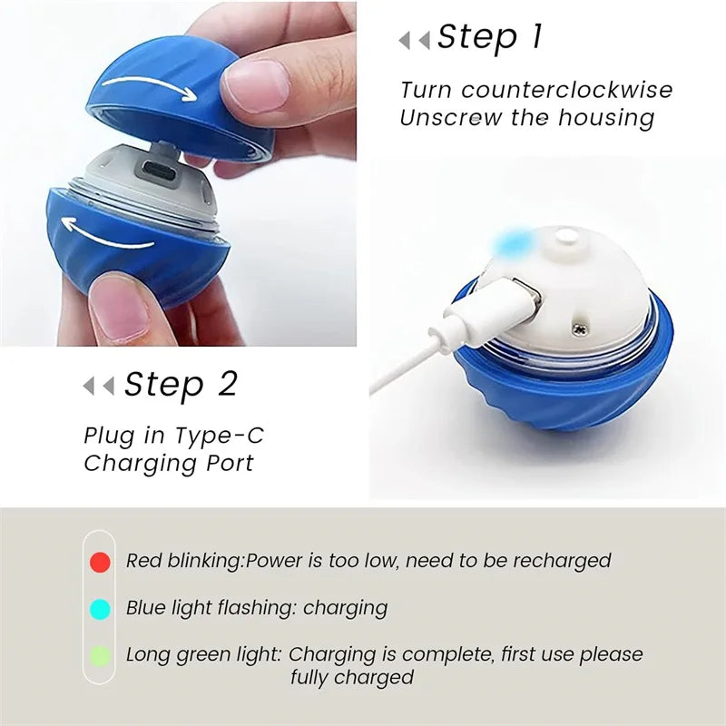 Bouncing dog toy, USB charging